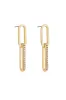 Simple Crystal Link Earrings sold by Boston Proper
