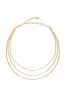 Triple Snake Chain Necklace sold by Boston Proper
