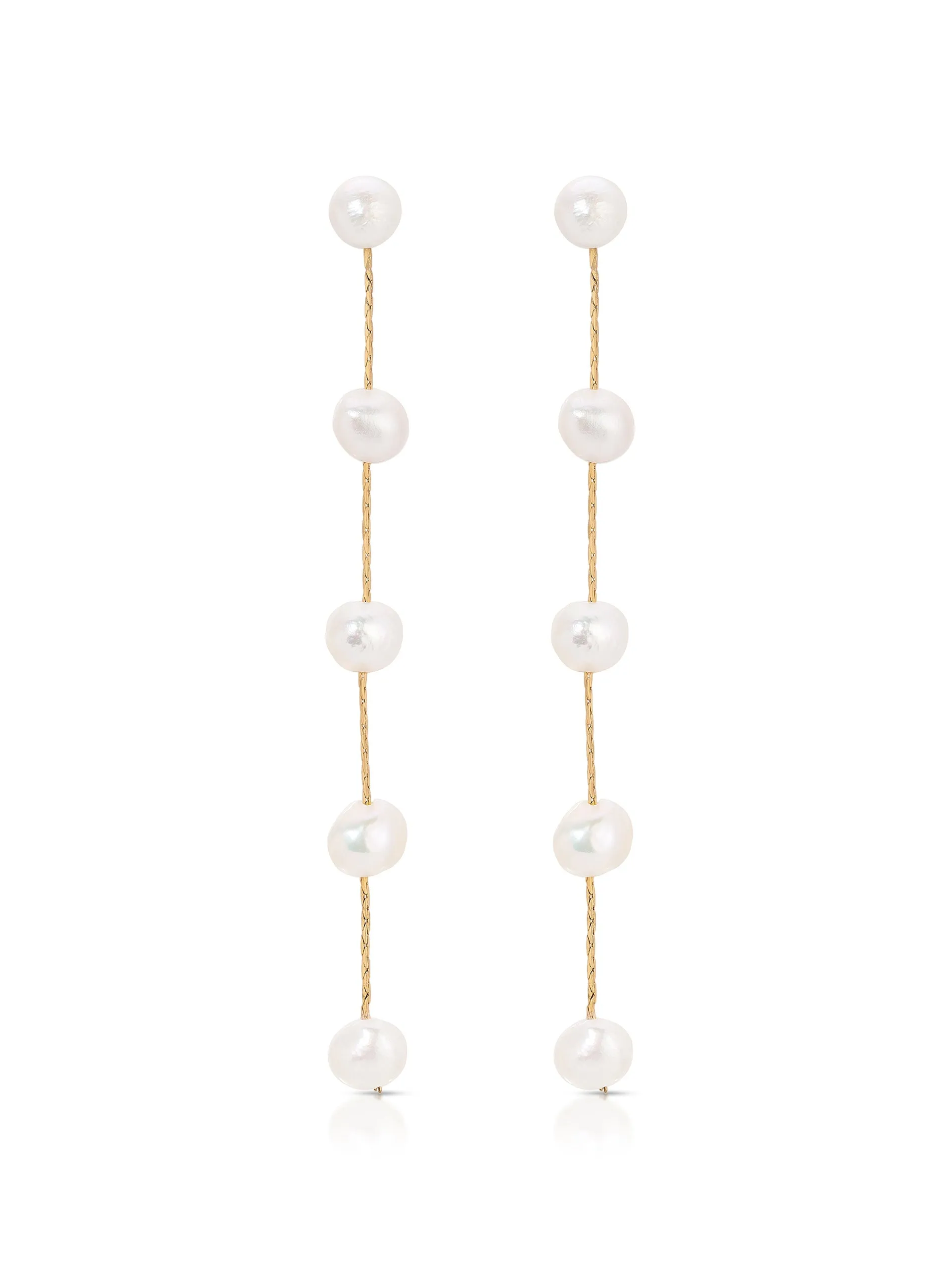 Dripping Pearl Delicate Drop Earrings sold by Boston Proper