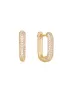 Petite Pave Huggie Earrings sold by Boston Proper