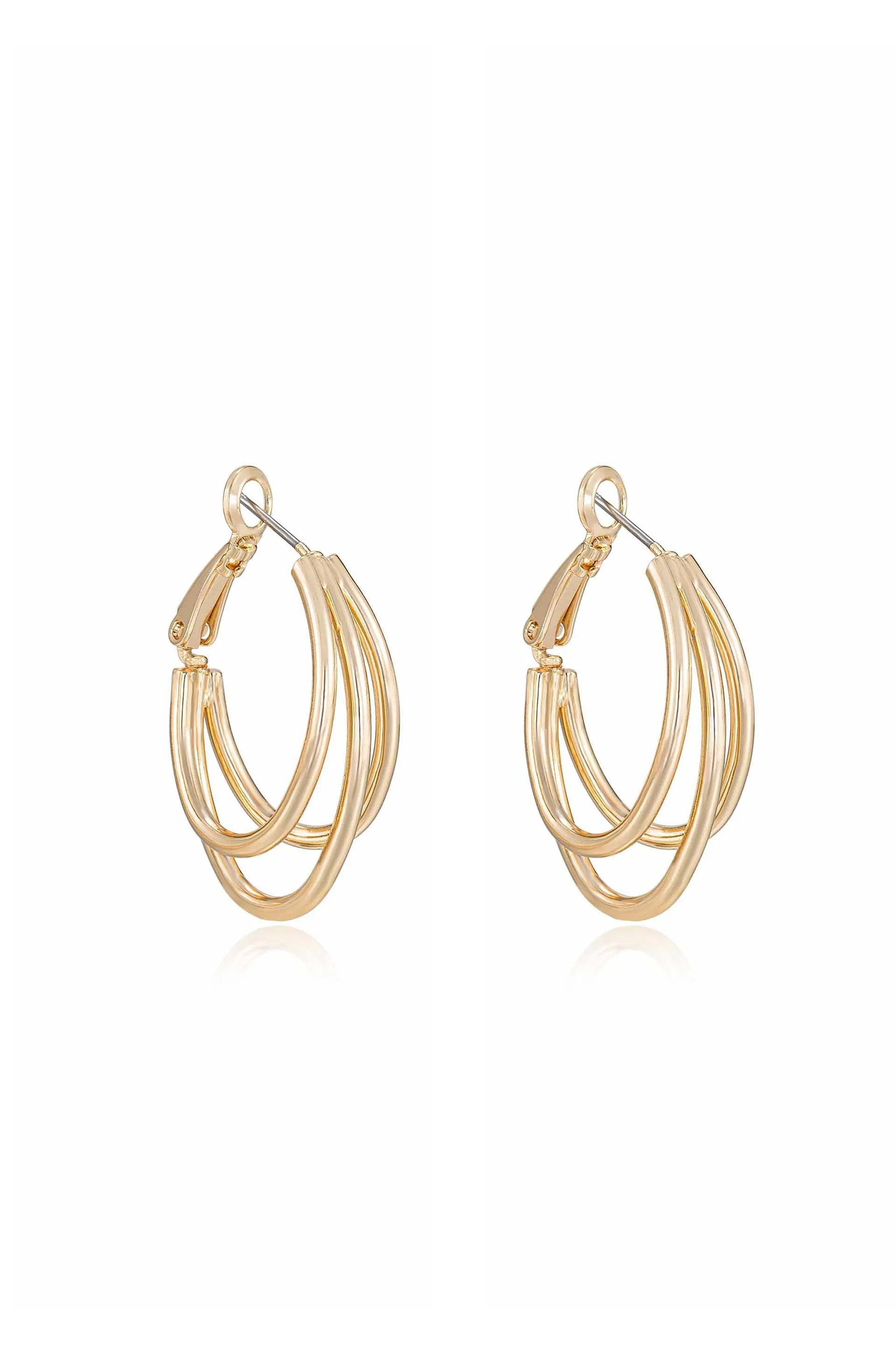 Helena Hoop Earrings sold by Boston Proper product image thumbnail 5