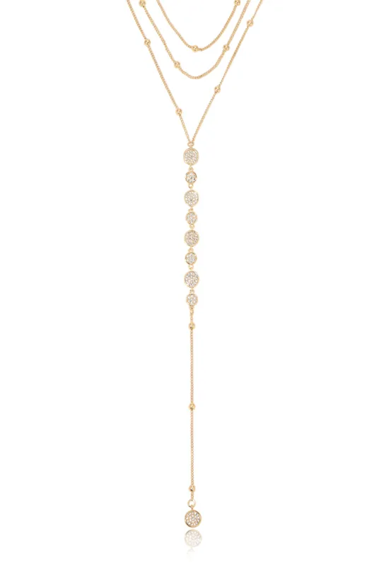 Bali Dreams Crystal Lariat Necklace sold by Boston Proper