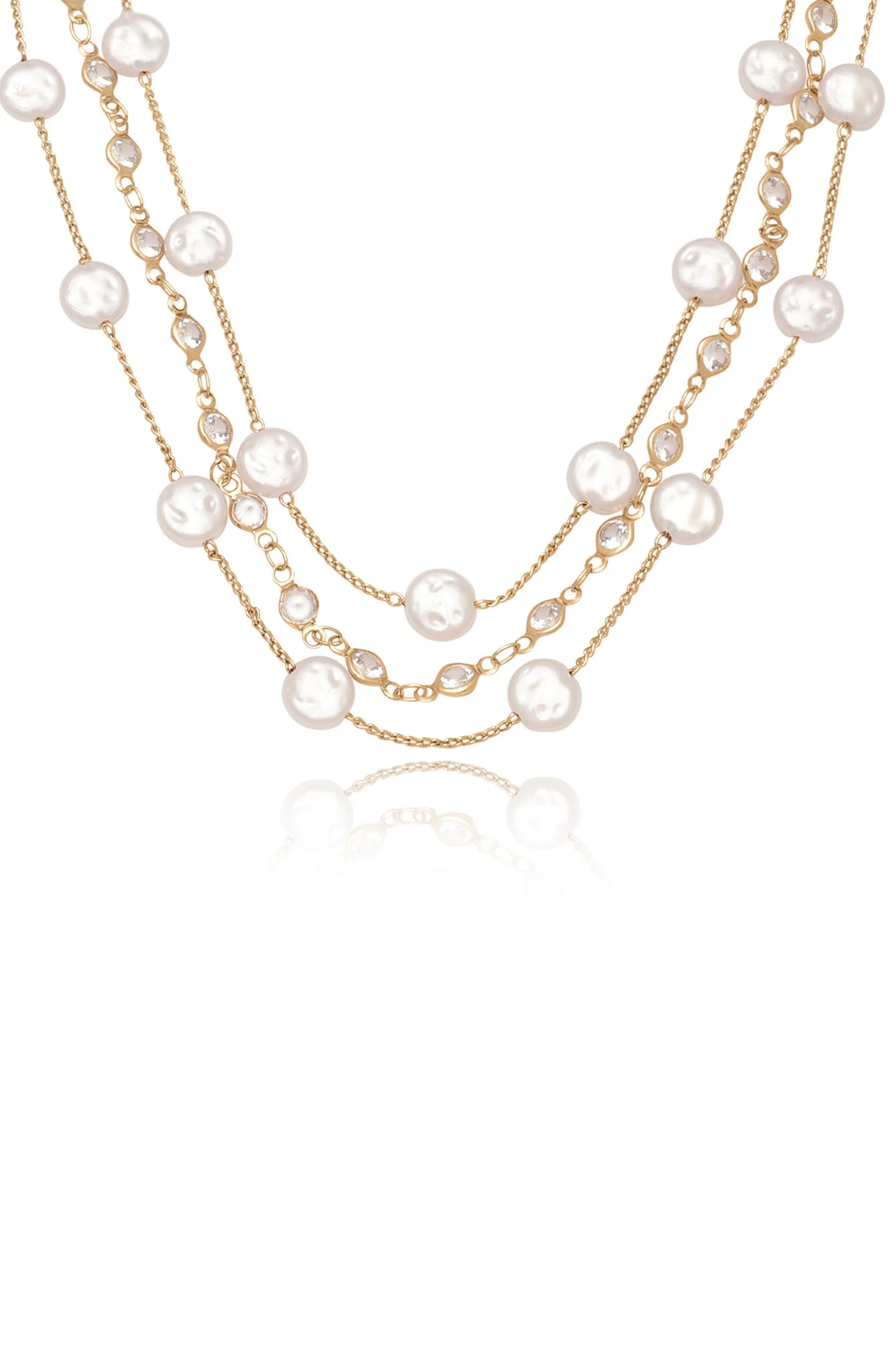 Dressed in Pearls Layered Necklace sold by Boston Proper
