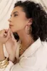 Handworked Hoop Earrings sold by Boston Proper