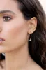 Delicate Crystal Charm Hoop Earrings sold by Boston Proper