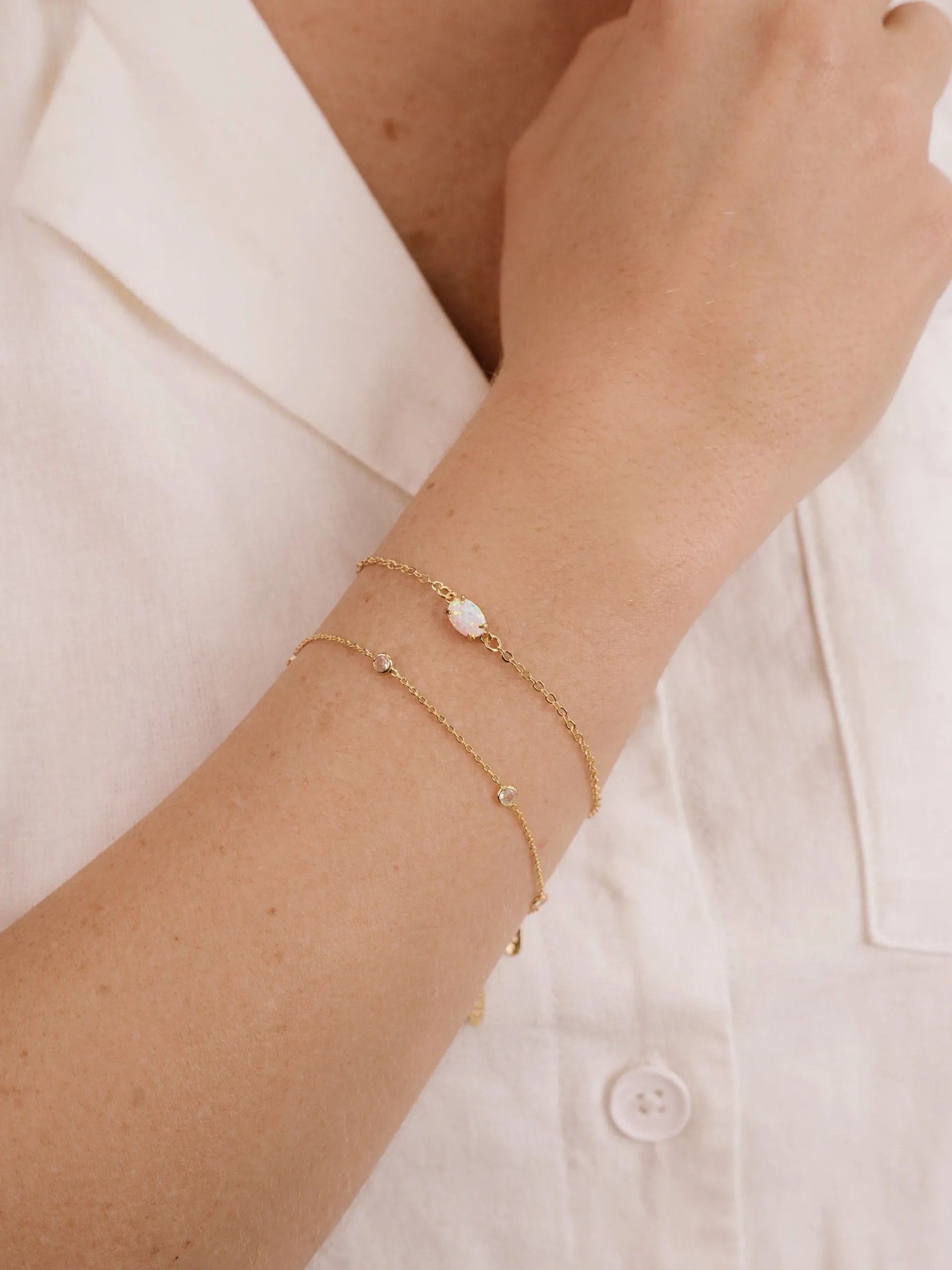 Dainty Bracelet Set with Extender sold by Boston Proper product image thumbnail 2