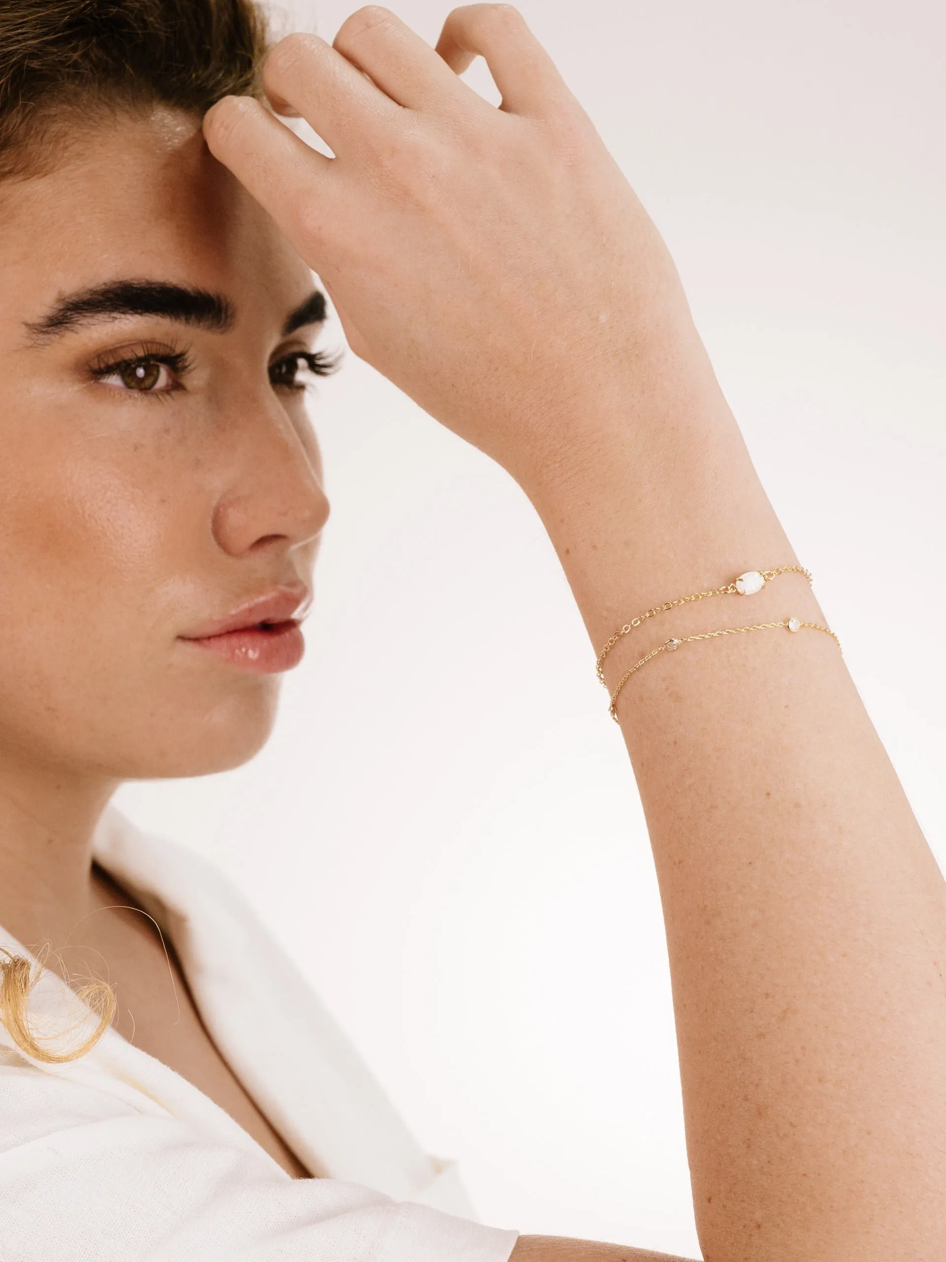 Dainty Bracelet Set with Extender sold by Boston Proper product image thumbnail 4