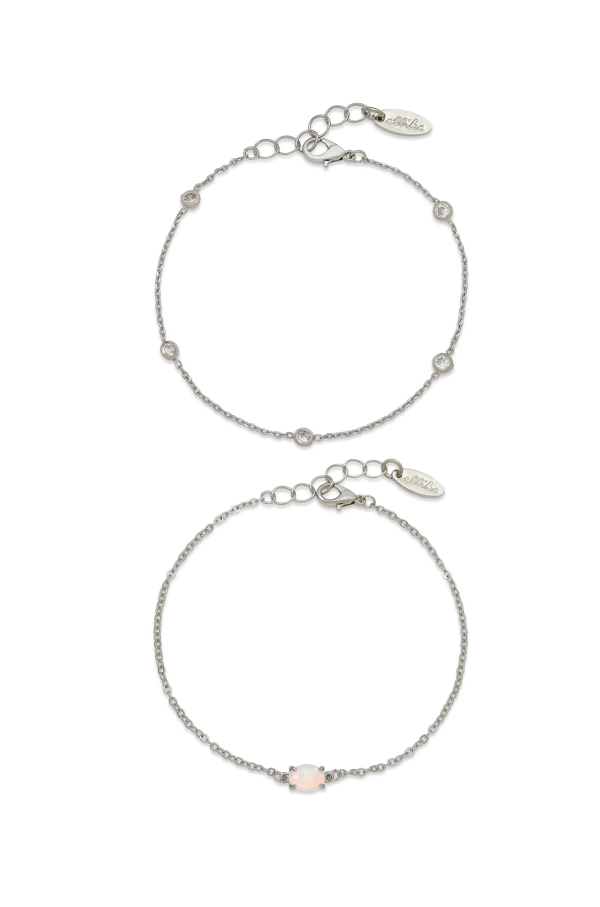 Dainty Bracelet Set with Extender sold by Boston Proper product image thumbnail 3