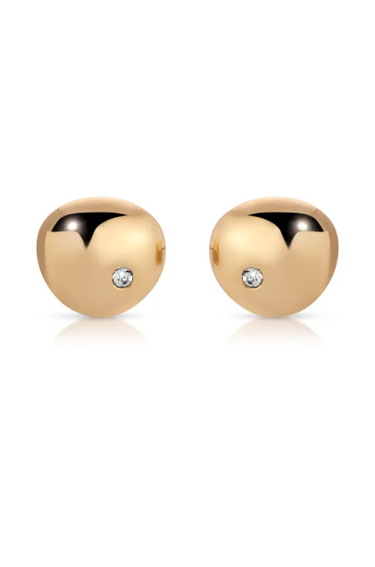 Polished Pebble Crystal Stud Earrings sold by Boston Proper