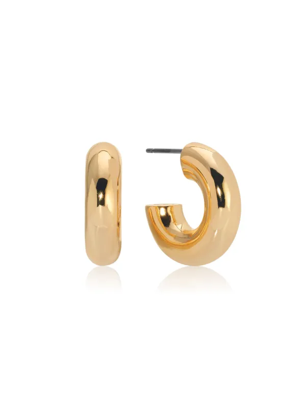 Mini Thick Classic Hoops sold by Boston Proper