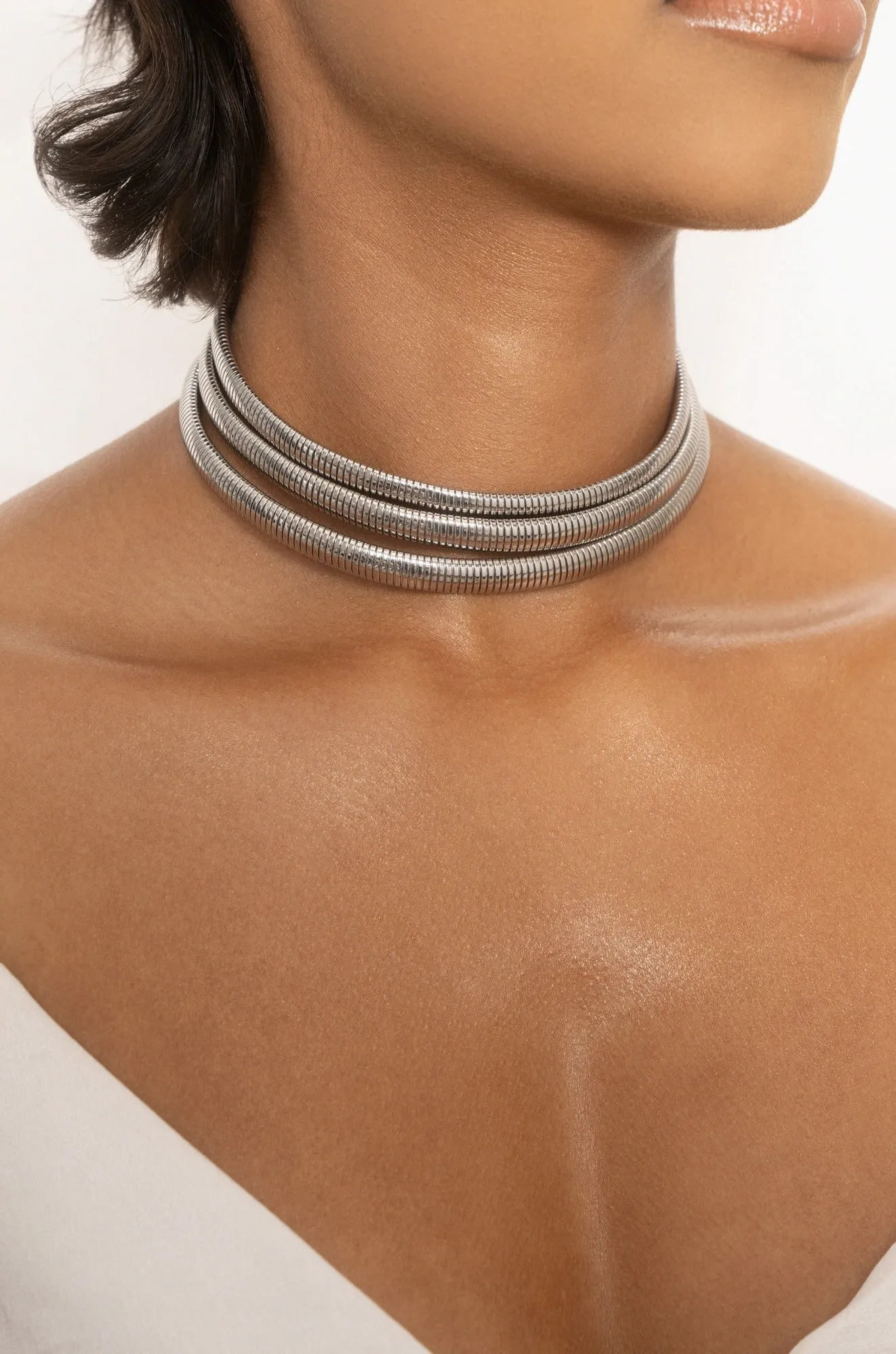 Flex Snake Chain Necklace sold by Boston Proper product image thumbnail 4