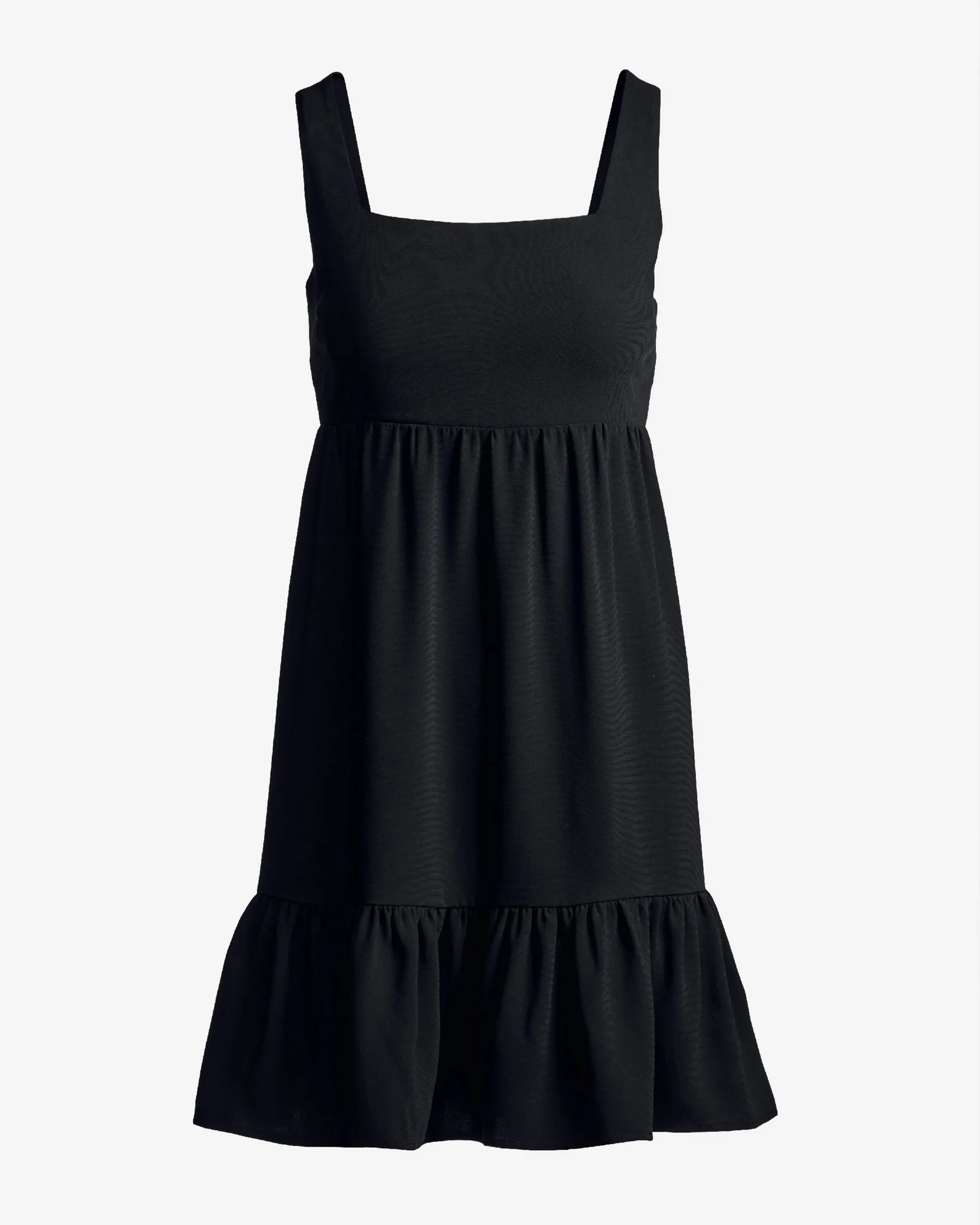 Versatile Tiered Short Dress Black sold by Boston Proper product image thumbnail 2