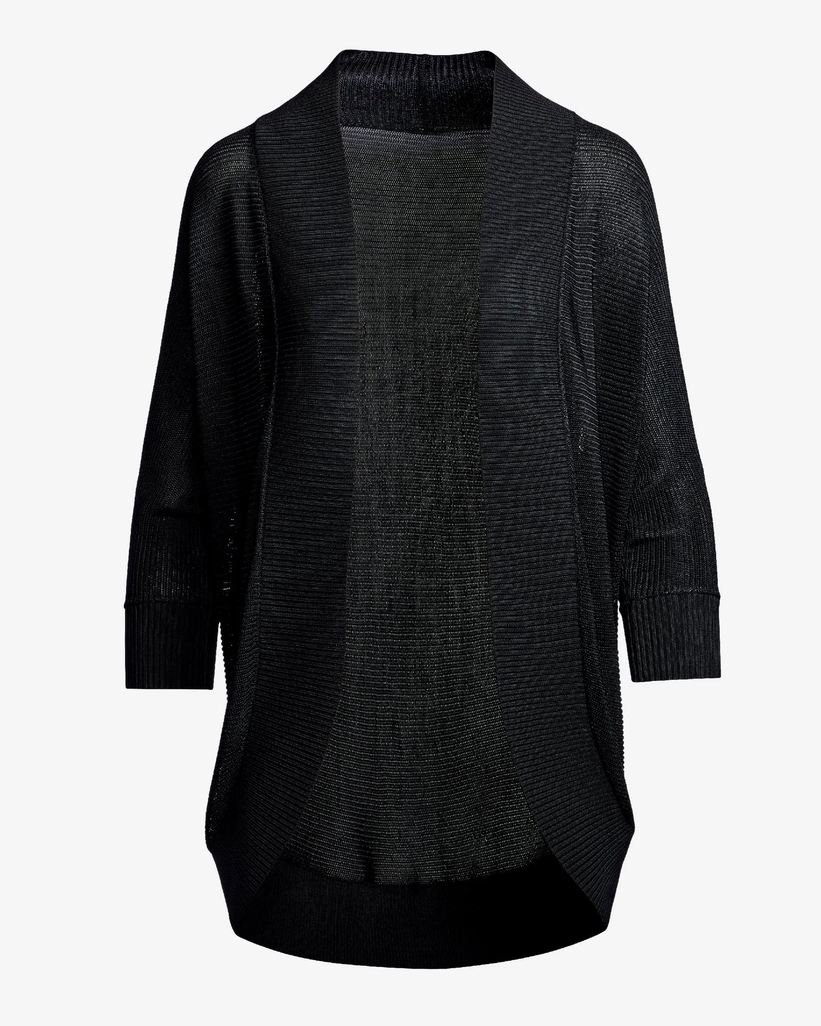 Effortless Cocoon Cardigan Black sold by Boston Proper product image thumbnail 2