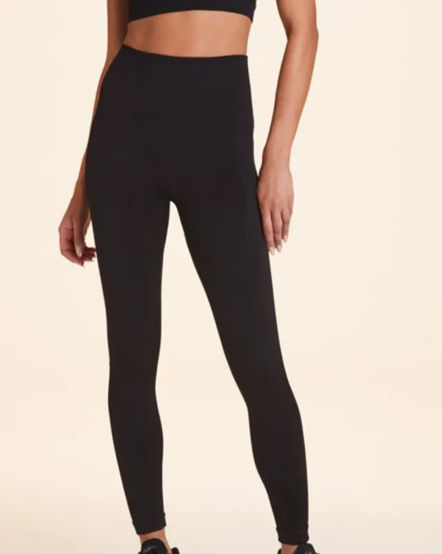 Barre Seamless Leggings Black sold by Boston Proper