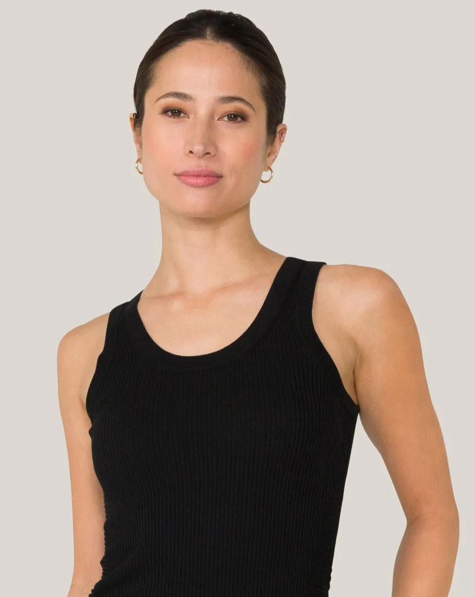 Vida Knit Tank Black sold by Boston Proper product image thumbnail 3