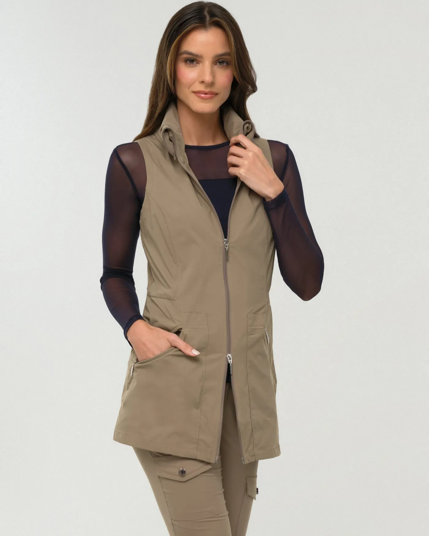 Delaney Travel Vest sold by Boston Proper product image thumbnail 4