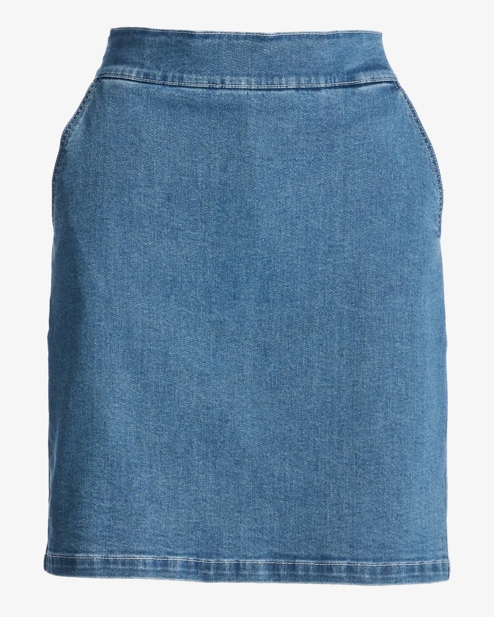 Pull on Denim Skort Light Med Wash sold by Boston Proper product image thumbnail 2
