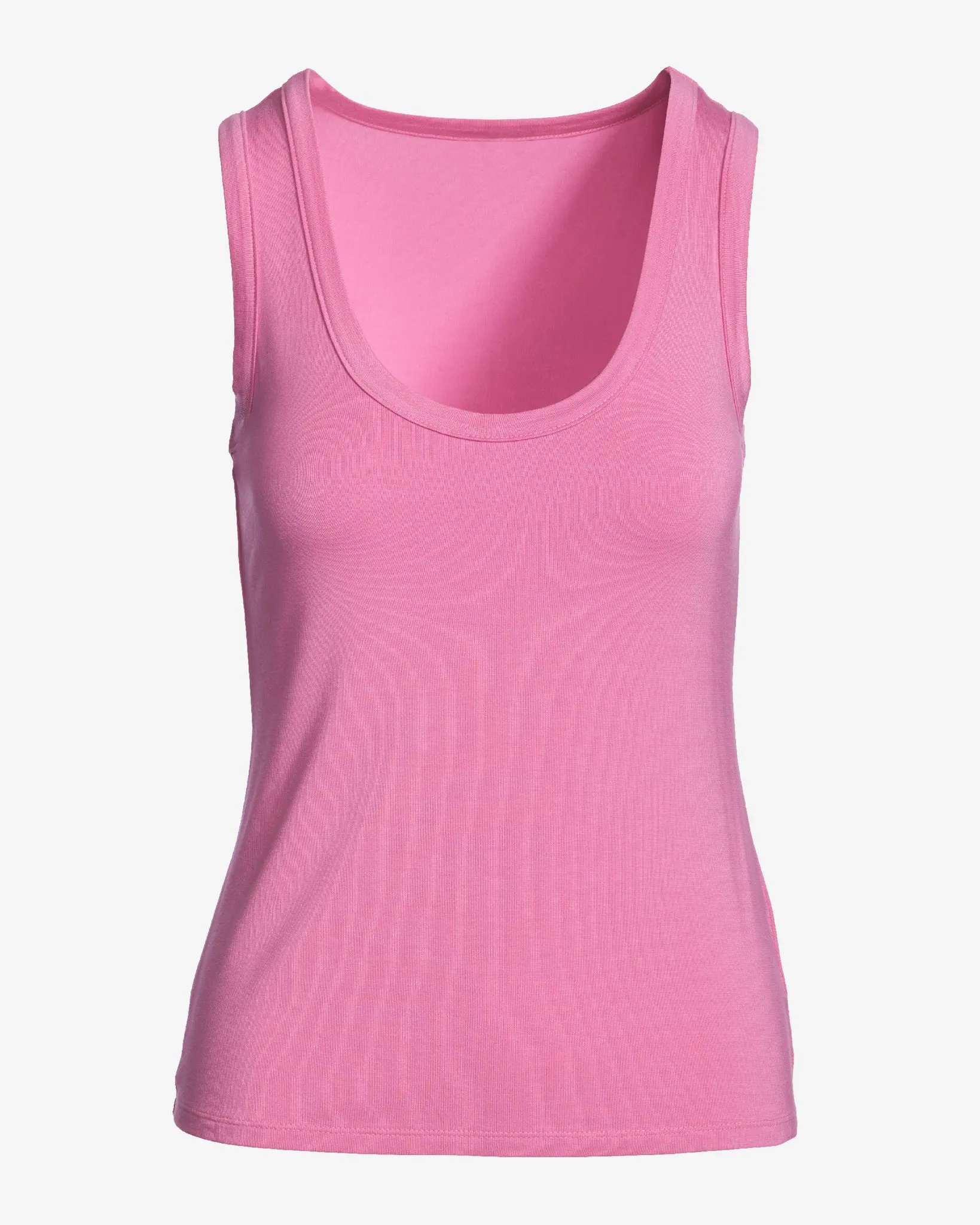 So Effortless Scoop-Neck Tank Top Fuchsia Pink sold by Boston Proper product image thumbnail 2