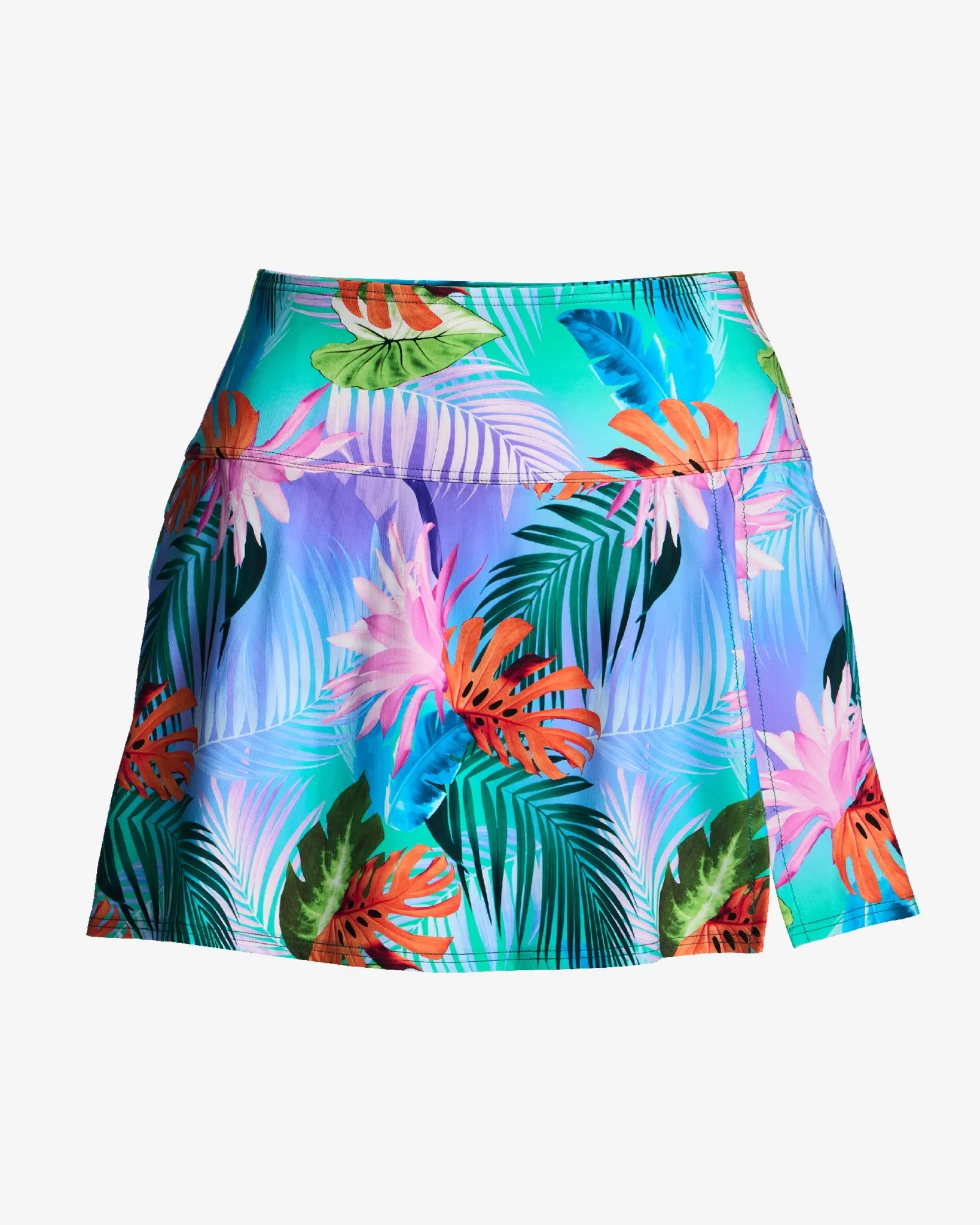 Swim Sense Print High-Waisted Skirted Bottom Blue Multi sold by Boston Proper product image thumbnail 2