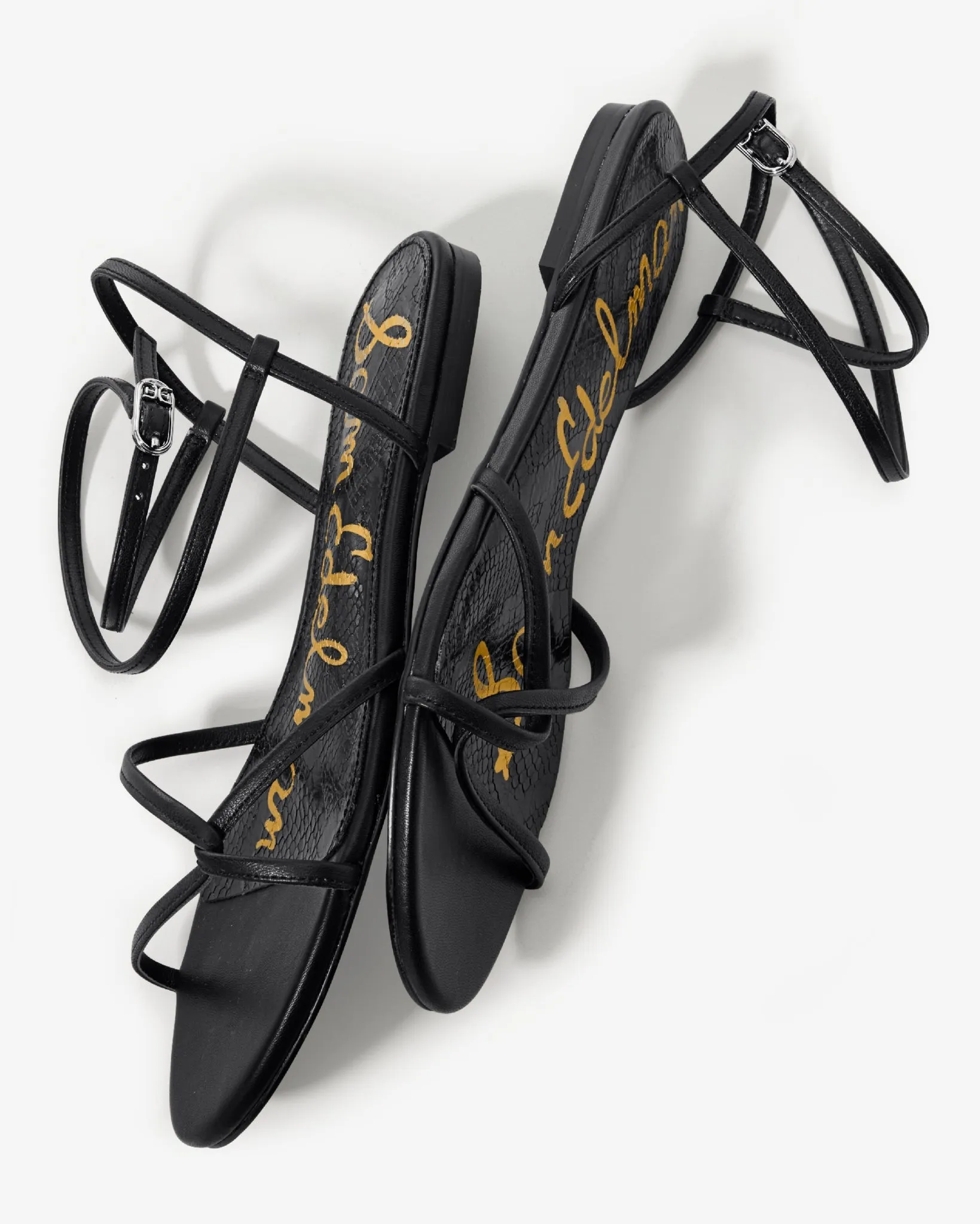 Lace Up Strappy Sandal Black sold by Boston Proper product image thumbnail 2