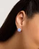 Statement Earrings - Mini Abby Marble Blue sold by Boston Proper