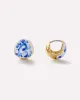 Statement Earrings - Mini Abby Marble Blue sold by Boston Proper