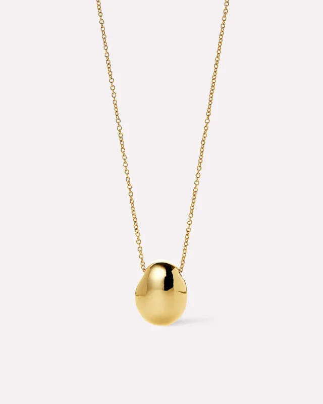 Gold Pendant Necklace - Pebble Mini sold by Boston Proper