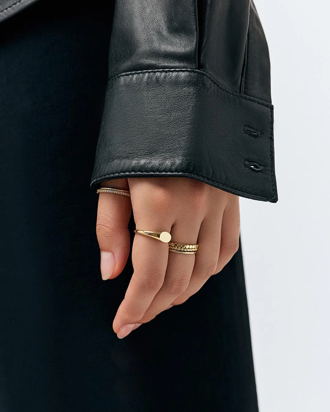 Gold Ring Set - Adrianna Set sold by Boston Proper product image thumbnail 5