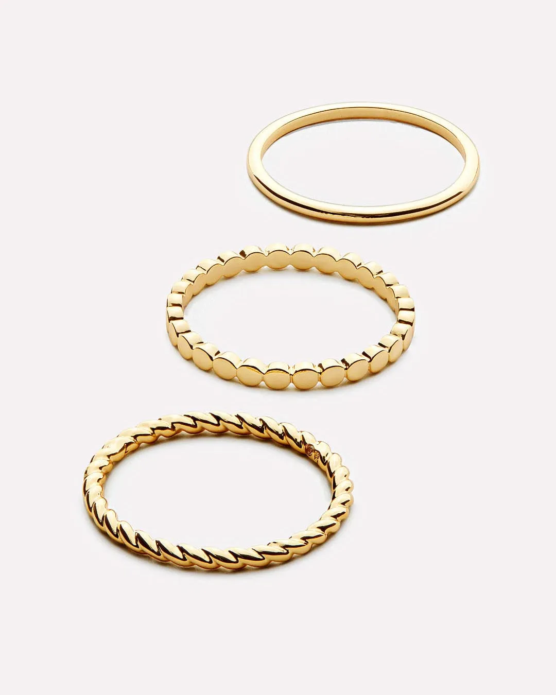 Gold Ring Set - Adrianna Set sold by Boston Proper