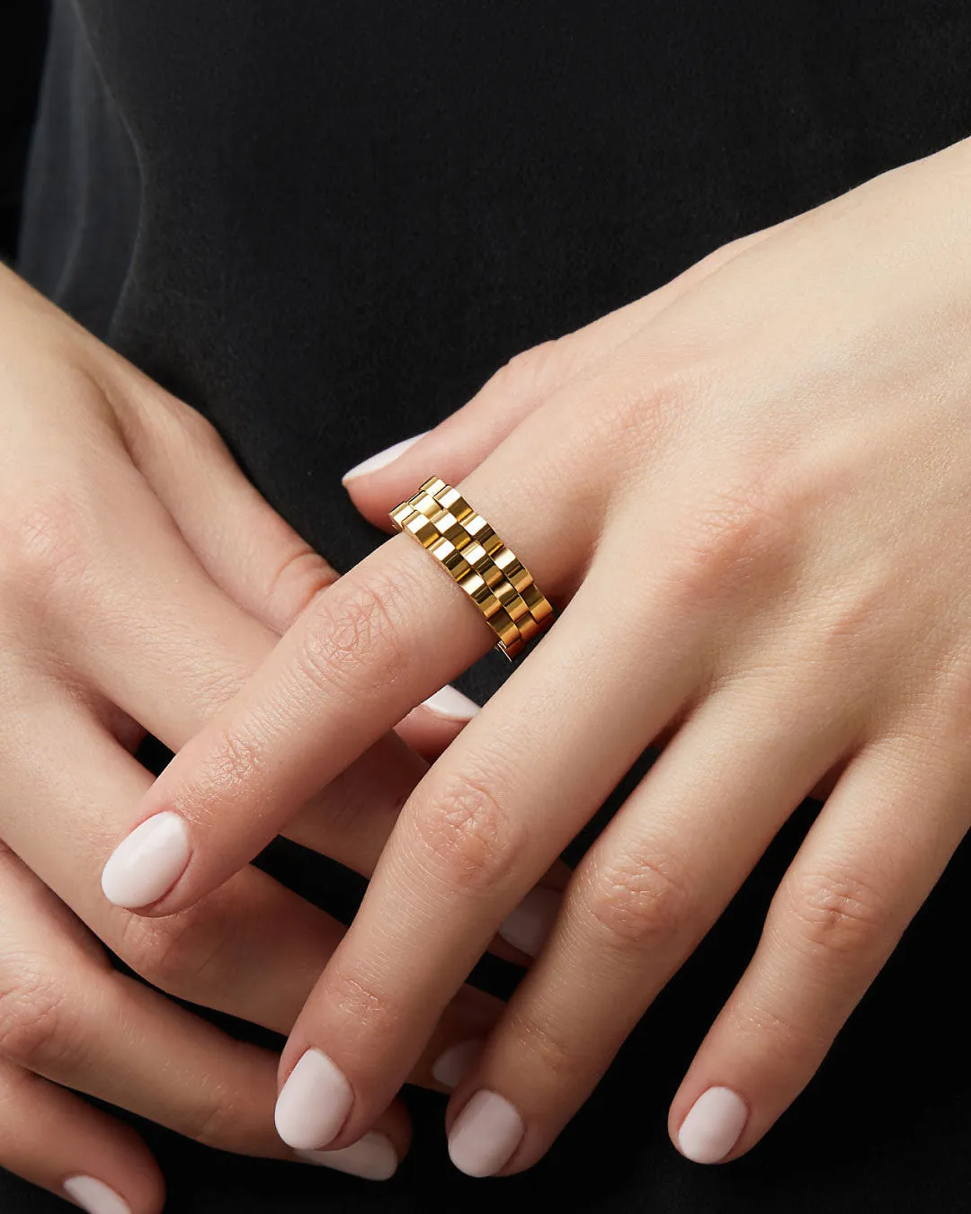 Gold Statement Ring - Parker sold by Boston Proper product image thumbnail 2