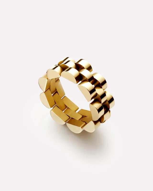 Gold Statement Ring - Parker sold by Boston Proper