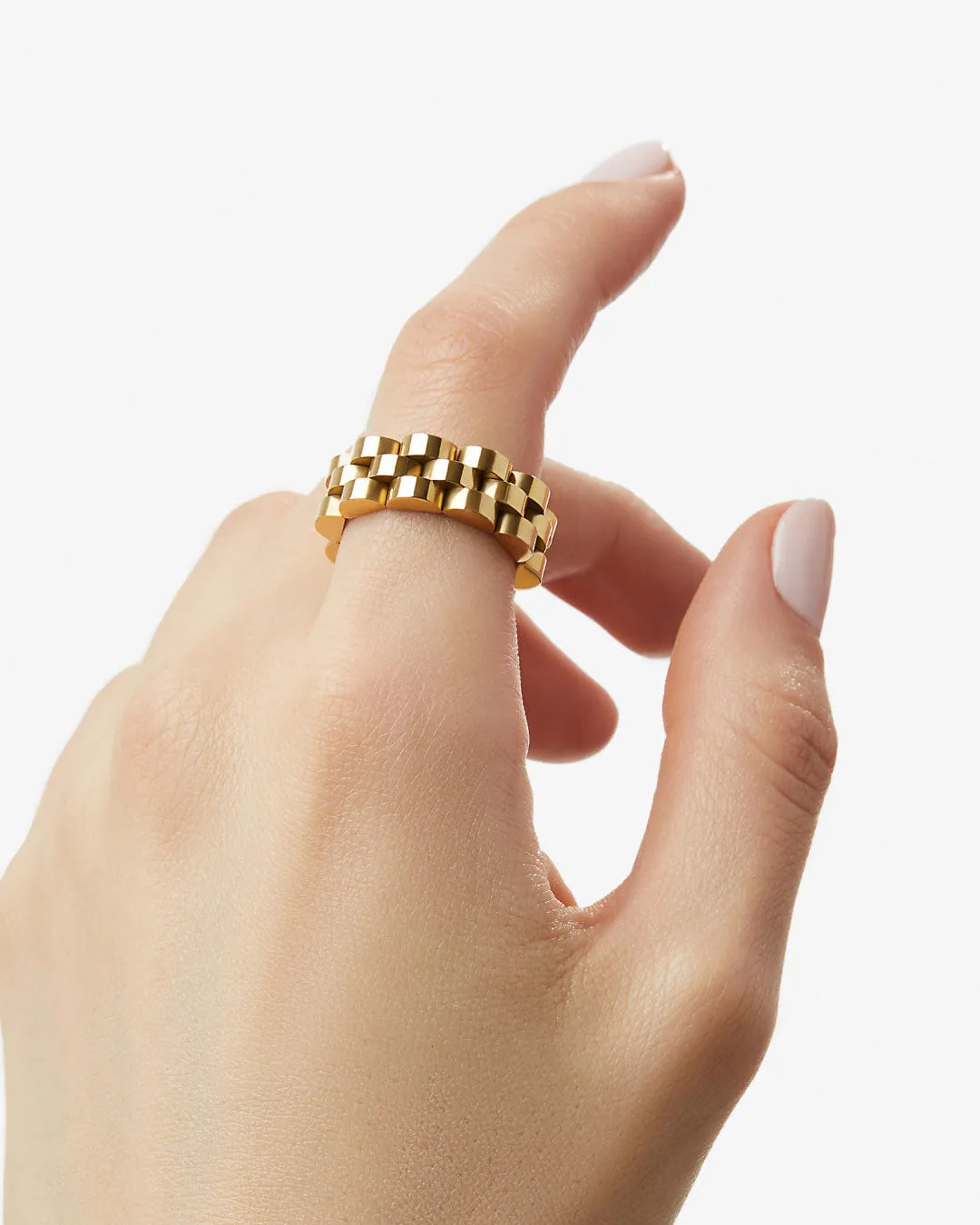 Gold Statement Ring - Parker sold by Boston Proper product image thumbnail 3
