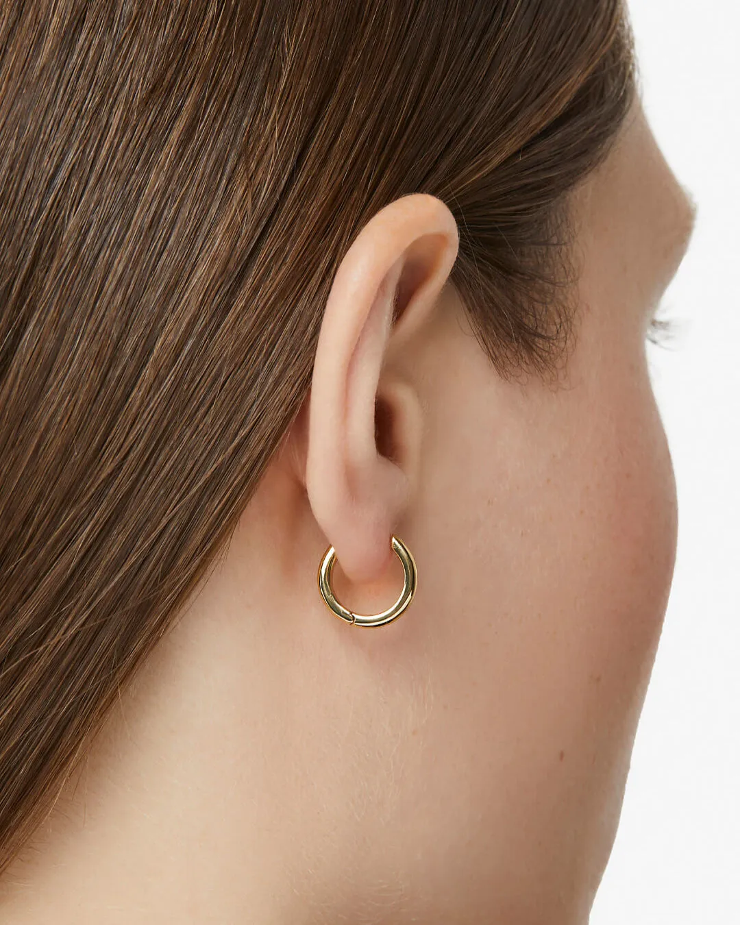Huggie Hoop Earrings - Asher sold by Boston Proper product image thumbnail 4