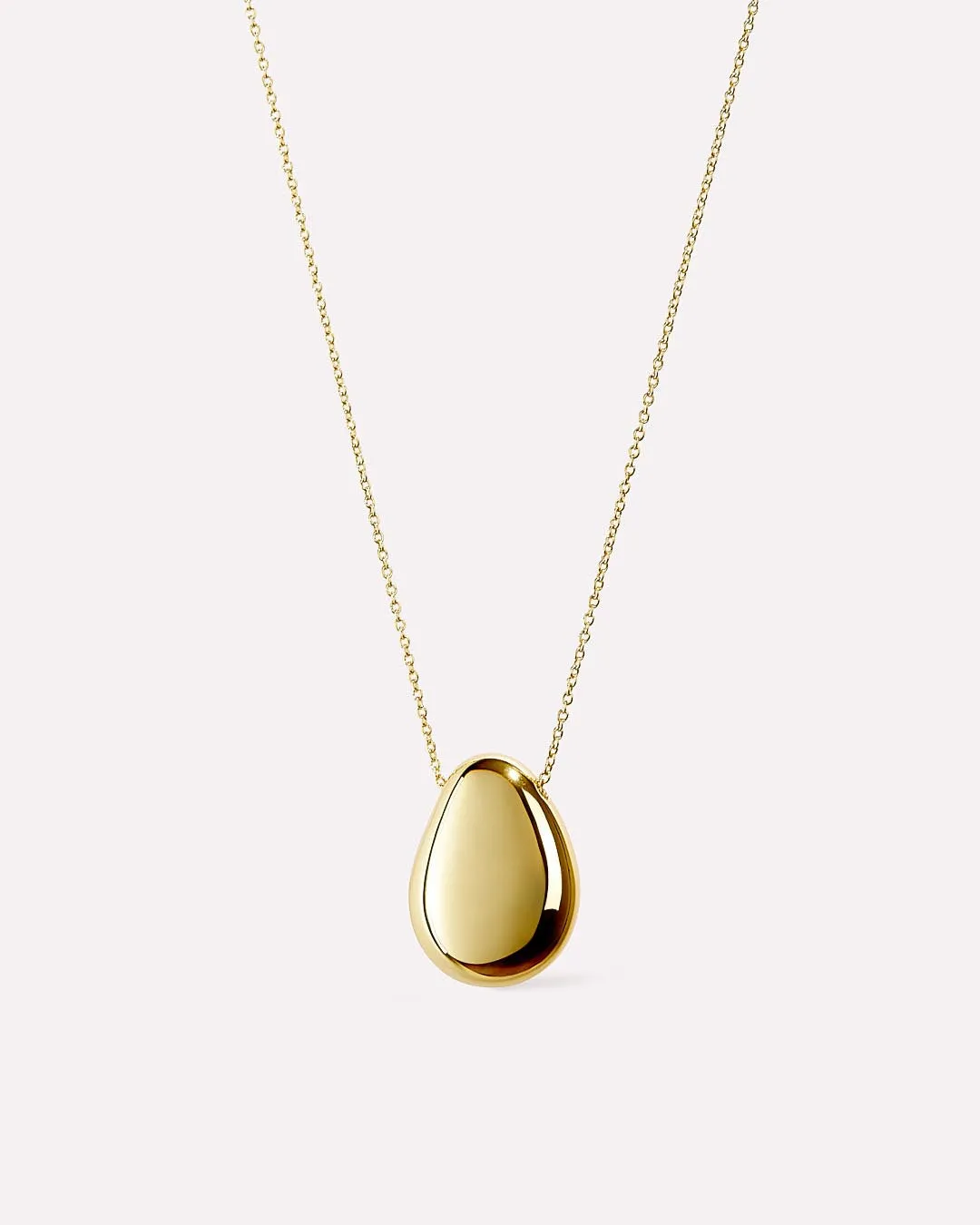 Gold Pendant Necklace - Pebble sold by Boston Proper