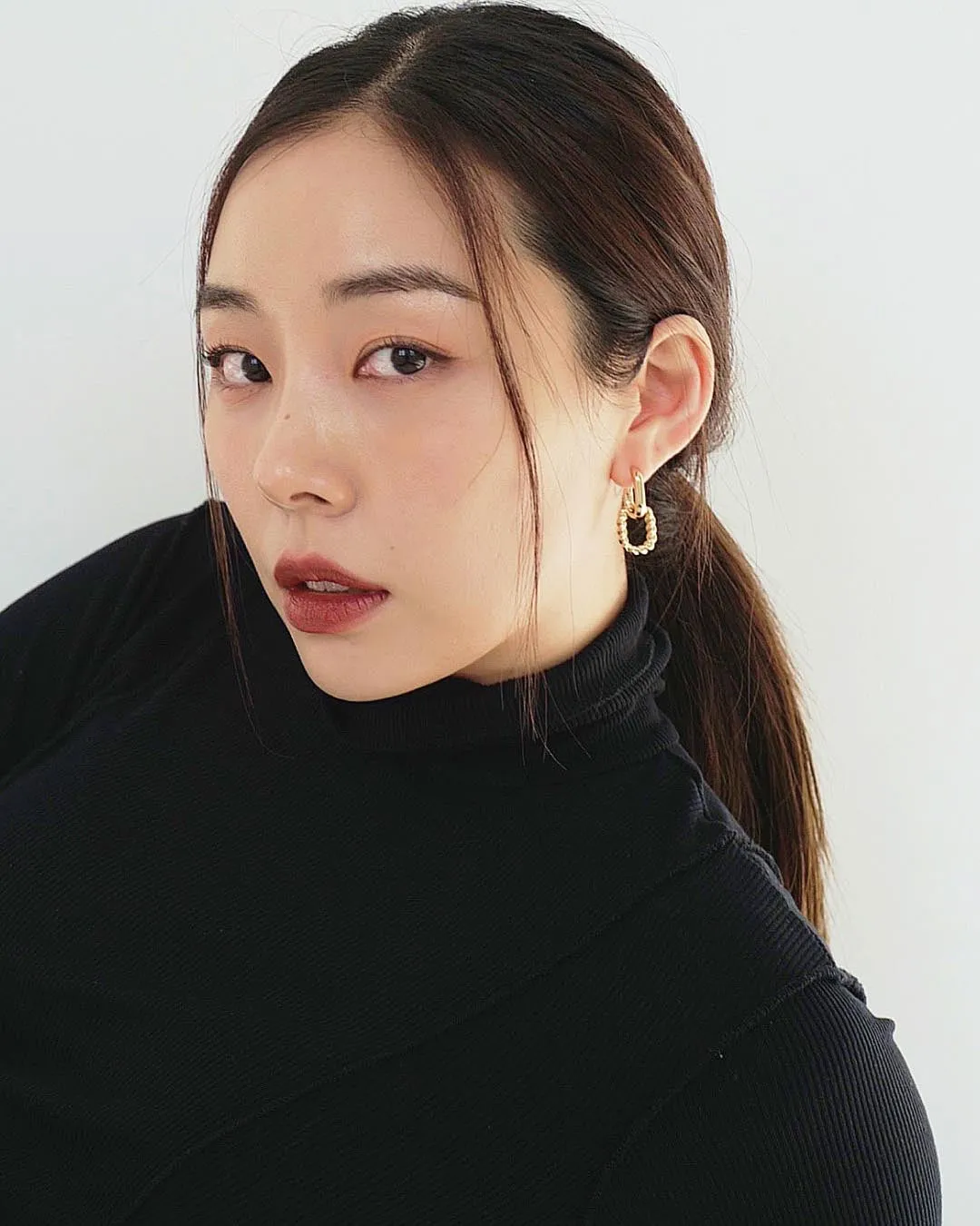 Double Hoop Earrings - Ash Double sold by Boston Proper product image thumbnail 5