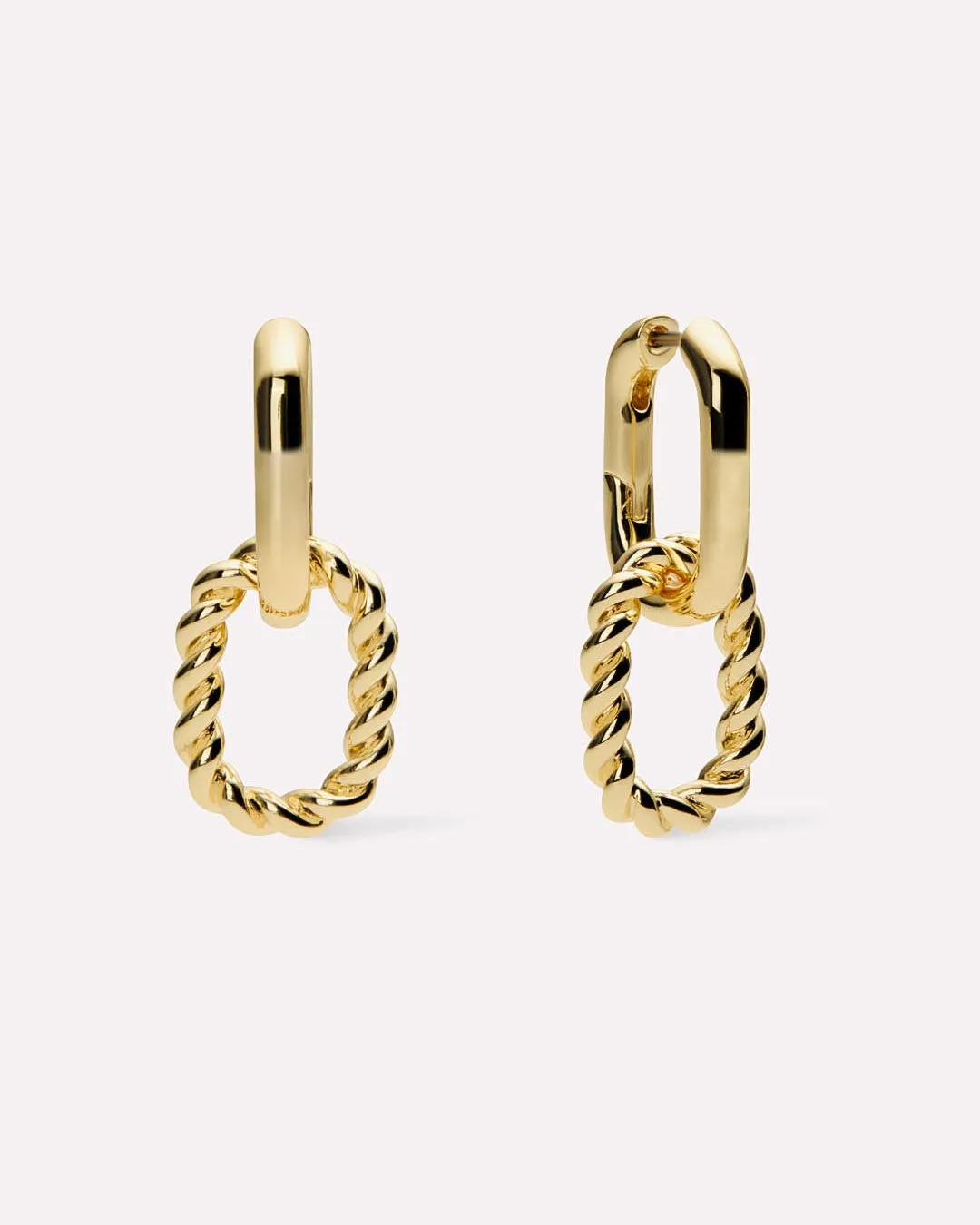 Double Hoop Earrings - Ash Double sold by Boston Proper