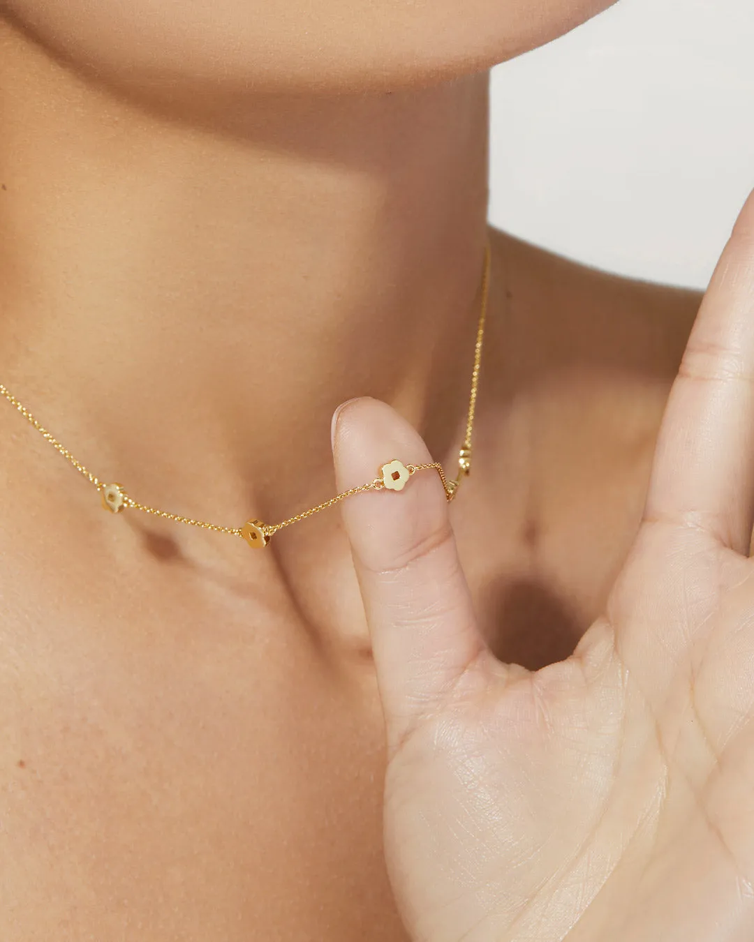 Flower Station Necklace - Rowena Necklace sold by Boston Proper product image thumbnail 2
