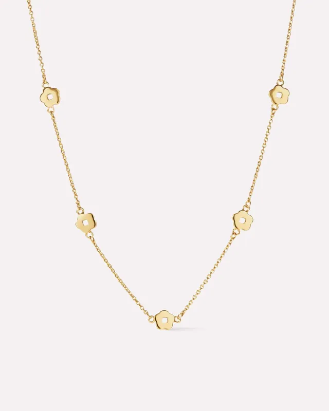 Flower Station Necklace - Rowena Necklace made by Ana Luisa