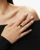 Gold Signet Ring - Amara Black sold by Boston Proper