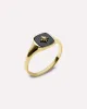 Gold Signet Ring - Amara Black sold by Boston Proper