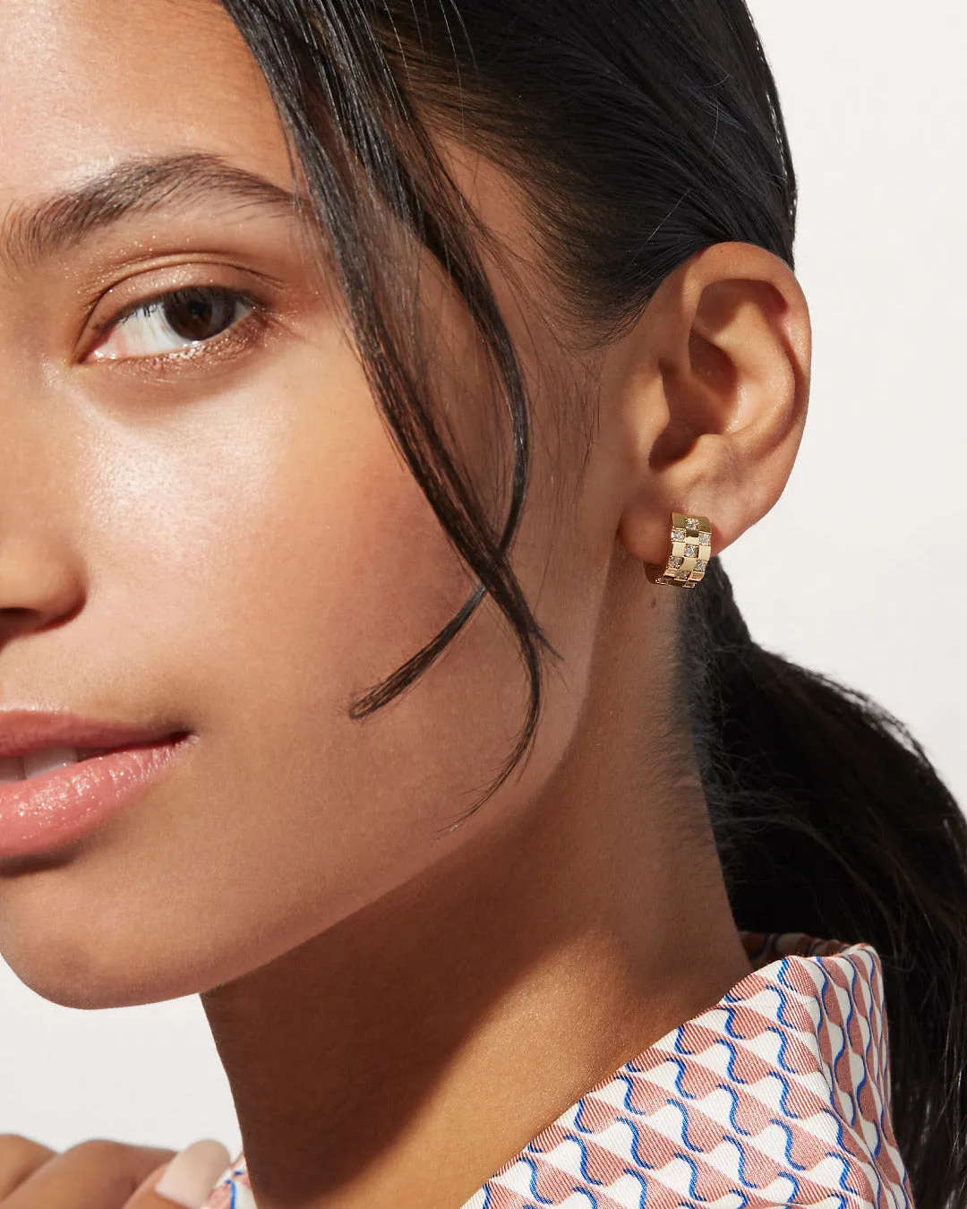 Small Hoop Earrings - Eden sold by Boston Proper product image thumbnail 3