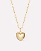 Puffed Heart Necklace - Lev sold by Boston Proper