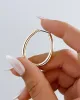 Gold Hoop Earrings - Cuidado sold by Boston Proper