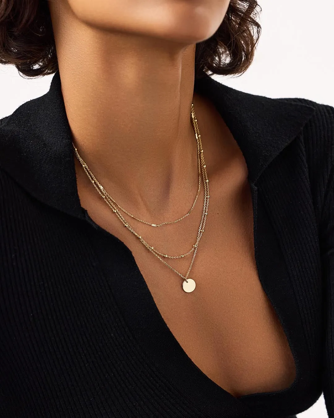 Coin Necklace Set - Willow sold by Boston Proper product image thumbnail 2