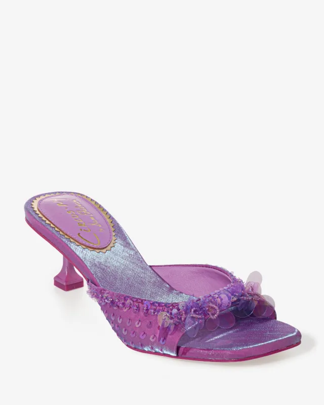 Paillette Strap Heel Pink sold by Boston Proper