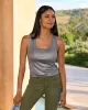 Metallic Scoop Neck Tank Top Gunmetal sold by Boston Proper