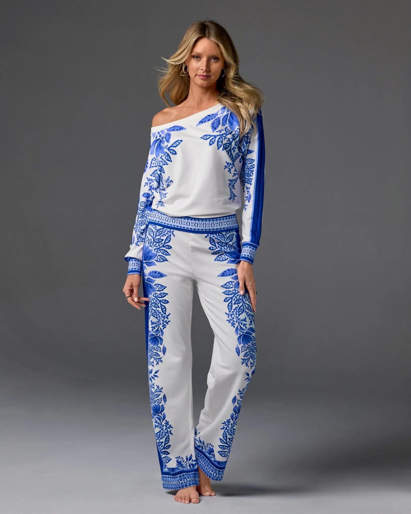 Shine Lounge Set-Blue main image 0