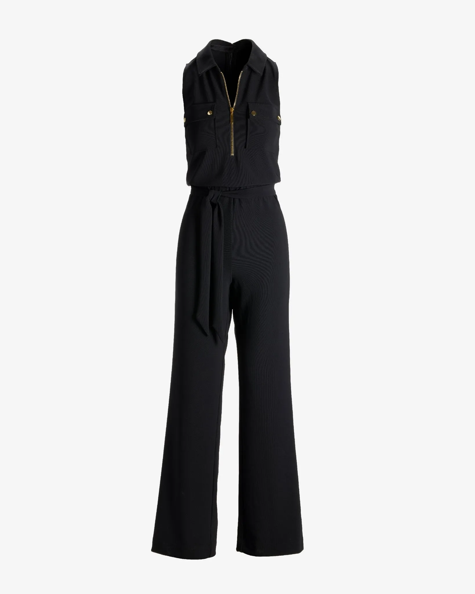 Beyond Travel Utility Chic Jumpsuit Jet Black sold by Boston Proper product image thumbnail 2