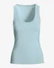 So Effortless Scoop-Neck Tank Top Ice Blue sold by Boston Proper