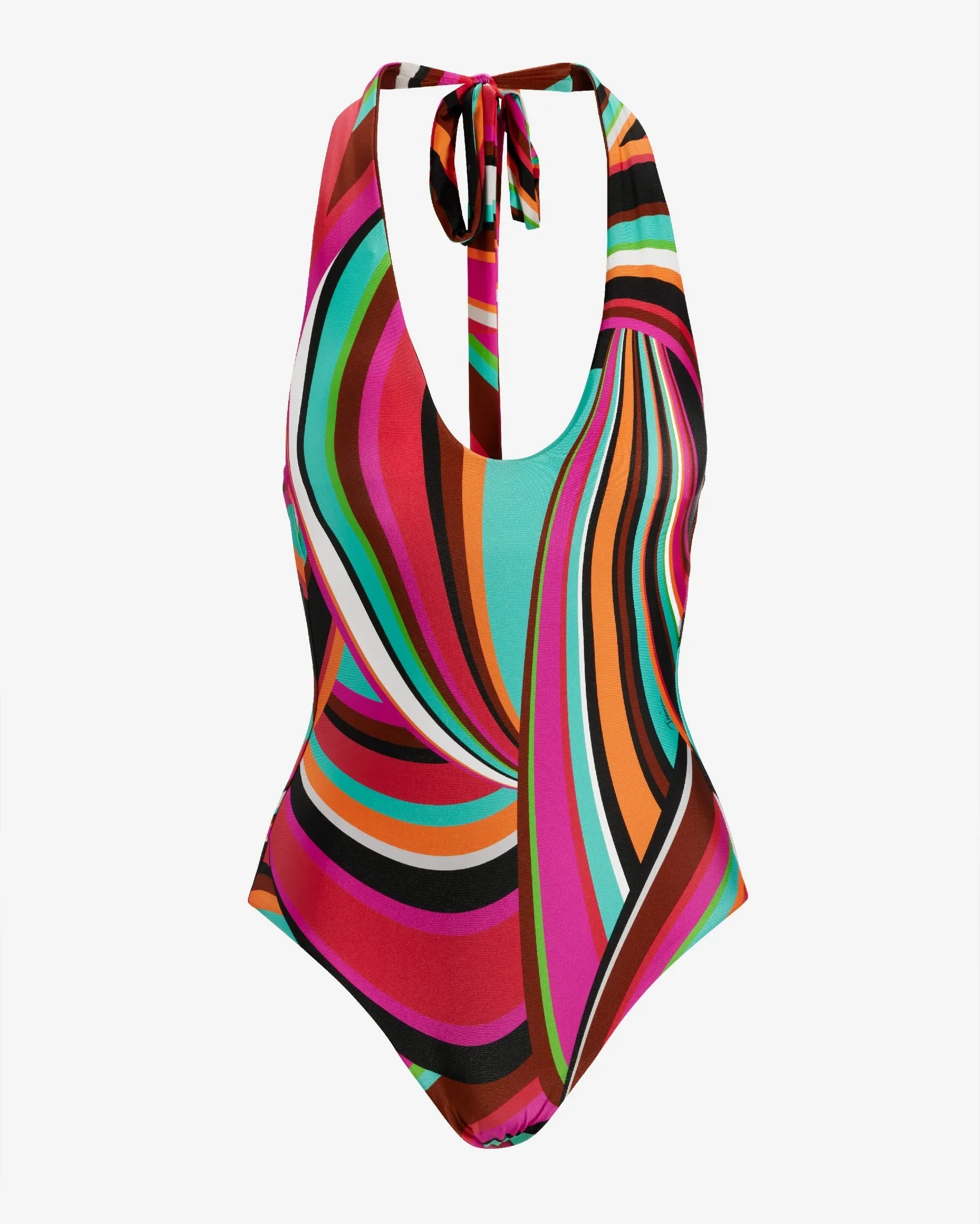 Abstract Halter One Piece Multi sold by Boston Proper product image thumbnail 2